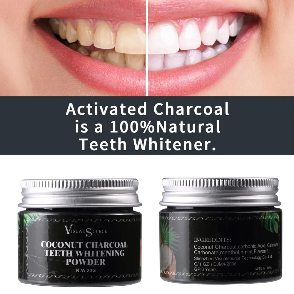 

Tooth powder Teeth Whitening Herb Coconut Toothpaste Whitening Teeth Remove Halitosis Plaque Dentifrice 20g Toothpaste