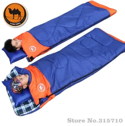 Best  2 Person Sleeping Bag Envelope Spring And Autumn Camping Hiking Portable Outdoor Sleeping Bag filli