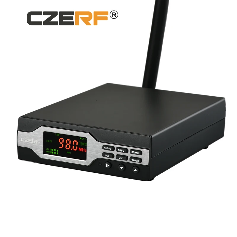 Бесплатная доставка CZE 01B 1 Вт беспроводной стерео PLL вещания fm передатчик мини