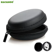 RACAHOO Earphone Holder Case Storage Carrying Hard Bag Box Case For Earphone Headphone Accessories Earbuds memory Card USB Cable
