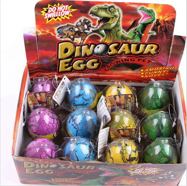 Большой размер 12 шт./набор водяная инкубация инфляция яйцо динозавра новинка игрушки трещины выращивать яйцо Развивающие игрушки для ребенка