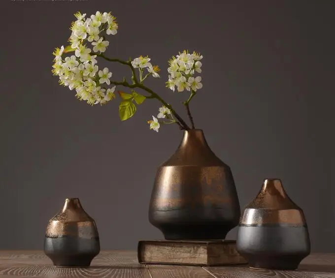 

Nordic American living room coffee table vase is inserted between the model home soft furnishings art pottery vases Decoration