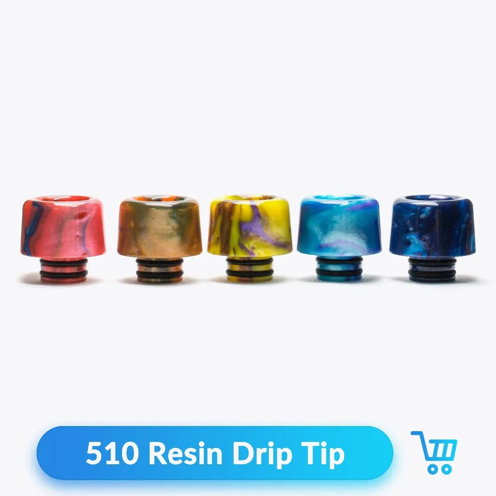 

Quartz Banger 510 Drip Tip Resin Epoxy for V8 Baby Tank RTA RDA Atomizer Electronic Cigarette Vape Accessories Mouthpiece