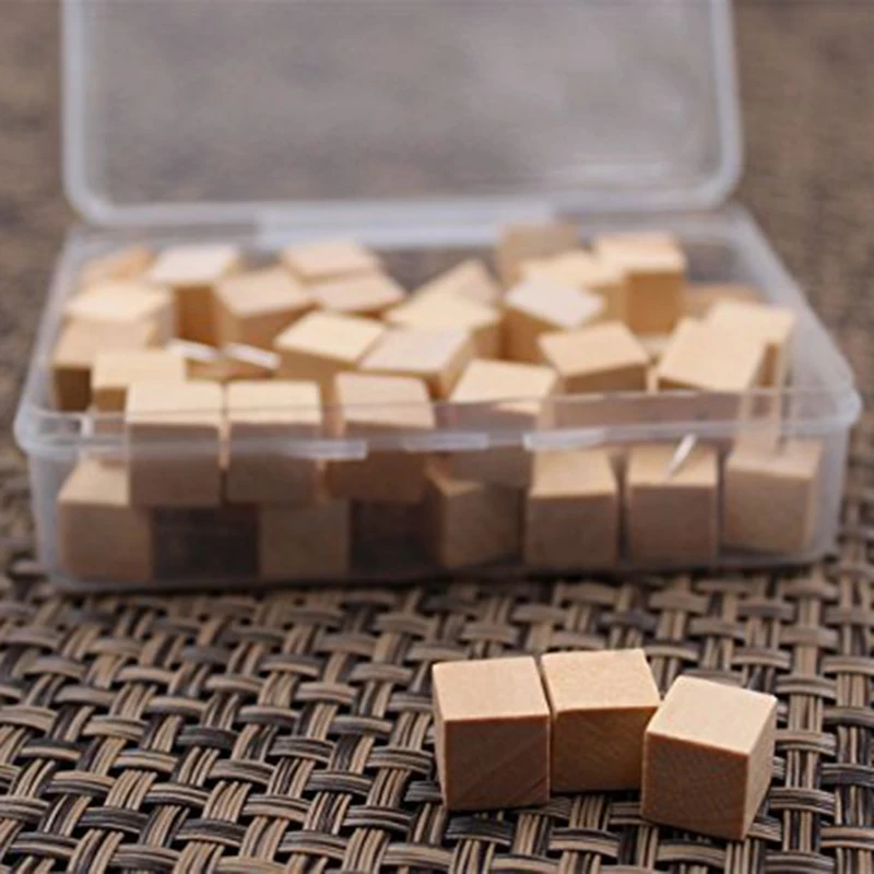 60 шт. квадратные деревянные декоративные штифты, деревянная головка и ...