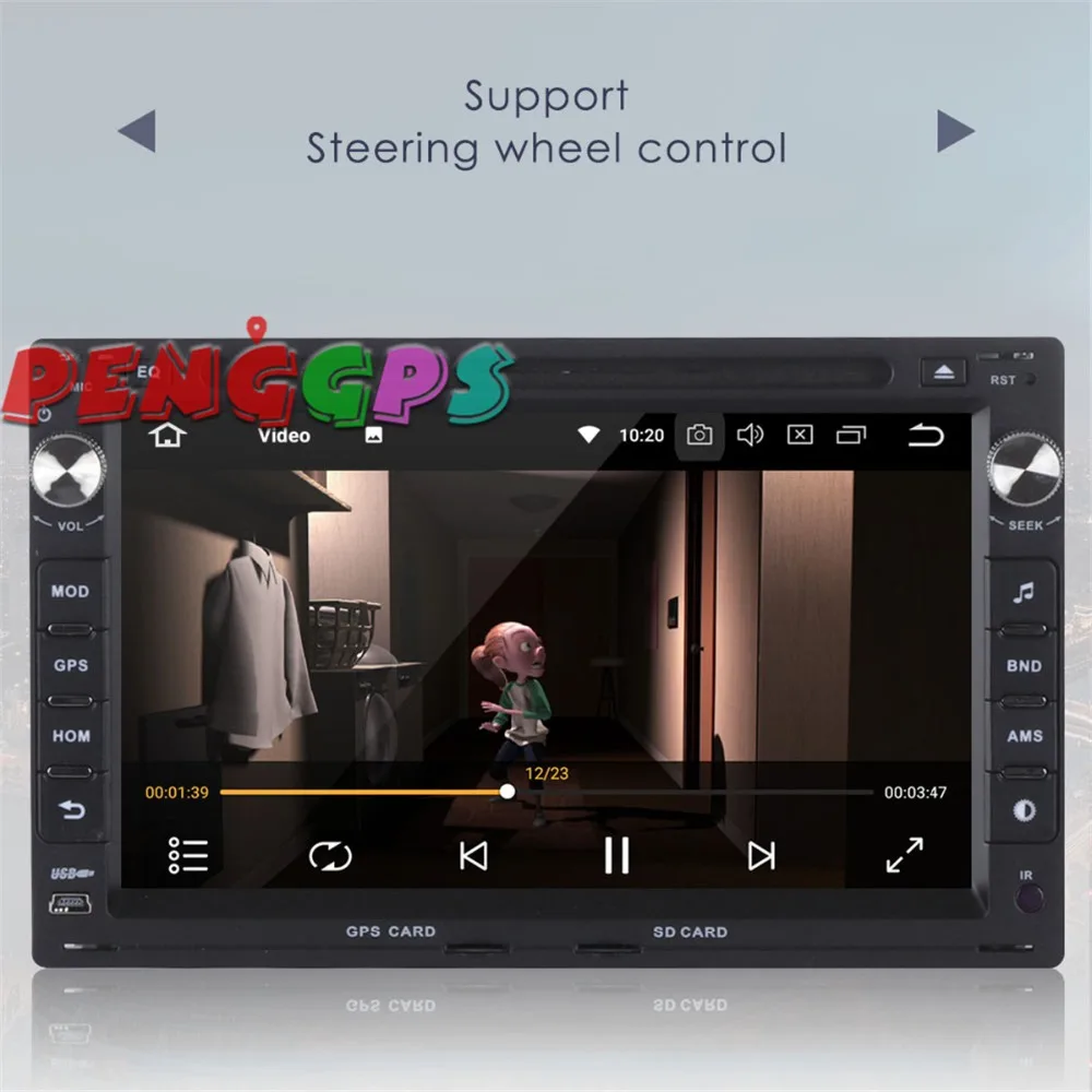 2 DIN Android 8 0 7 1 автомобилей Радио dvd плеер автомобиля для Volkswagen VW Jetta Polo Бора Гольф 4