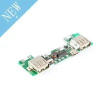 USB 5V 2A Мобильный Внешний аккумулятор зарядное устройство Модуль литий-ионный аккумулятор 18650 зарядная плата светодиодный индикатор новая версия