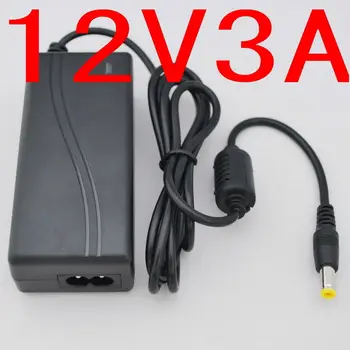 

High quality 50PCS 12V 3A 36W Led Power Adapter for 5050/3528 SMDLED Light or LCD Monitor 3000mA DC plug 5.5mmx 2.1-2.5mm