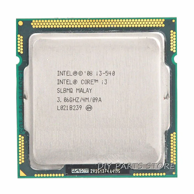 Процессор Intel Core i3 540 I3-540 3,0 ГГц/4 Мб Socket LGA 1156 cpu Процессор HD поддерживаемая память: DDR3-1066, DDR3-1333