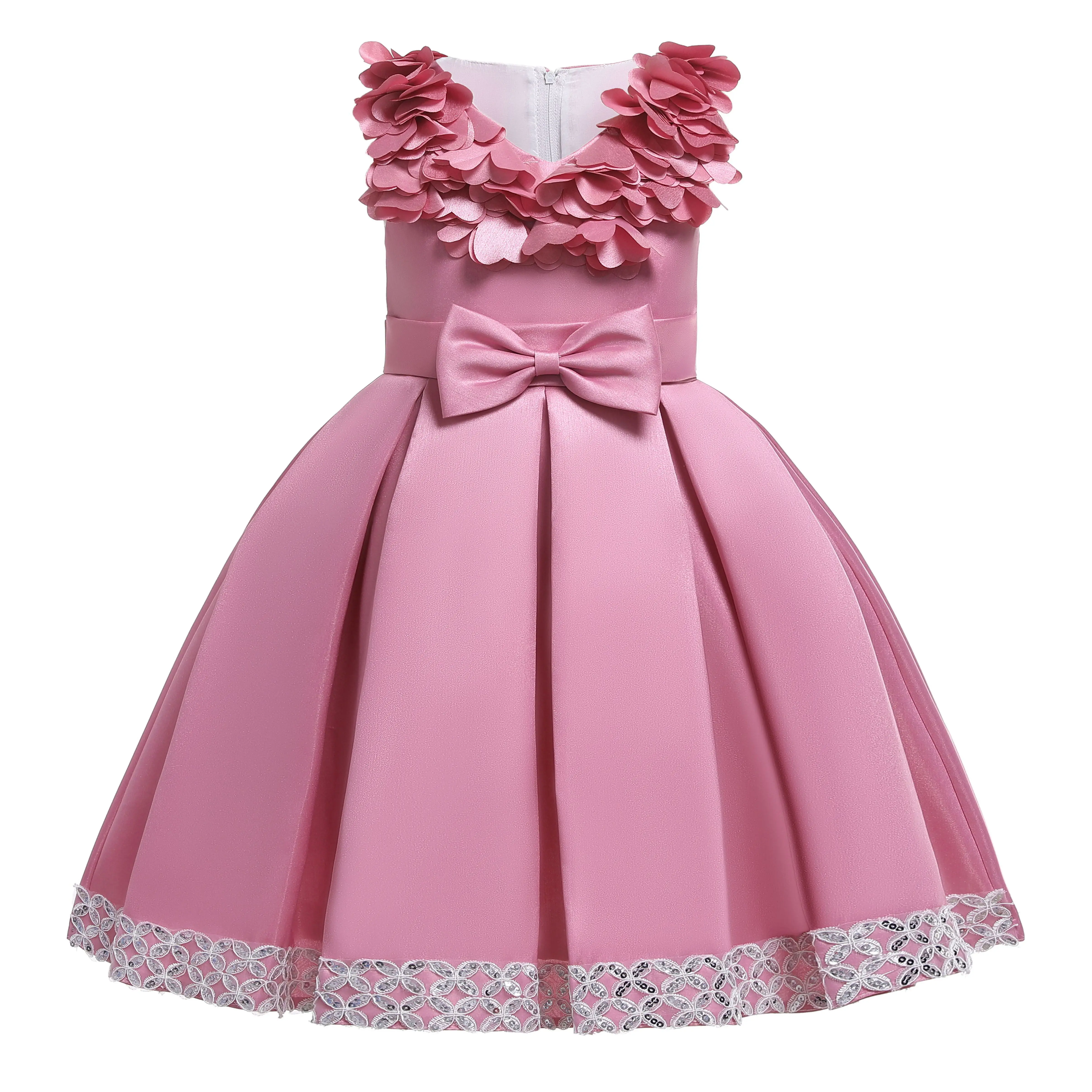 

Kids Dresses For Girls Birthday Party Tutu Princess Dress Flower Girl Wedding Dress 2019 Summer Sleeveless Toddler Girl Clothing