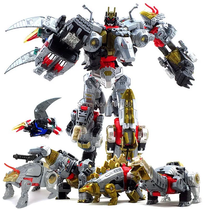 G1 BPF трансформация Dinoking Volcanicus Grimlock Slag Sludge Snarl Swoop slash Dinobots 5в1 фигурка робота игрушки