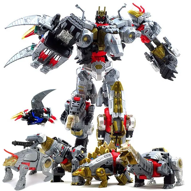 G1 Transformation Dinoking Volcanicus Grimlock Slag Sludge Snarl Swoop slash Dinobots 5IN1