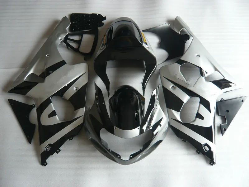 Комплект обтекателей для мотоцикла GSXR1000 K2 00 01 02 GSXR 1000 2000 2001 2002 ABS серебристый