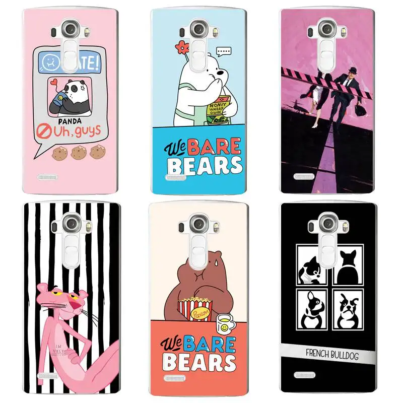 Bear Soft Clear TPU Phone Case For LG G3 G4 G5 V10 K3 K4 K5 K8 K10 2017 Free Shipping Panther Coque Printed Panda Shell Bags | Мобильные