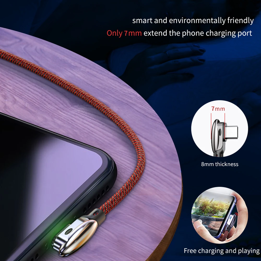 Кабель зарядный Essager USB Type C для Xiaomi Redmi mi Samsung S20|Кабели мобильных телефонов| |