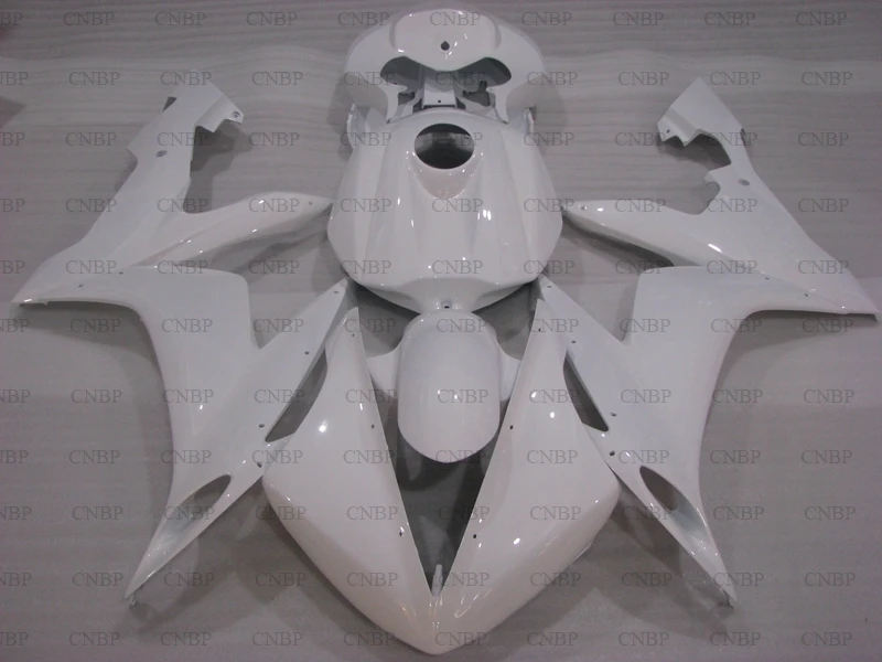

for YAMAHA YZFR1 2006 Full Body Kits YZF R1 2004 - 2006 Racing glossy White Body Kits YZF R1 2004 Plastic Fairings