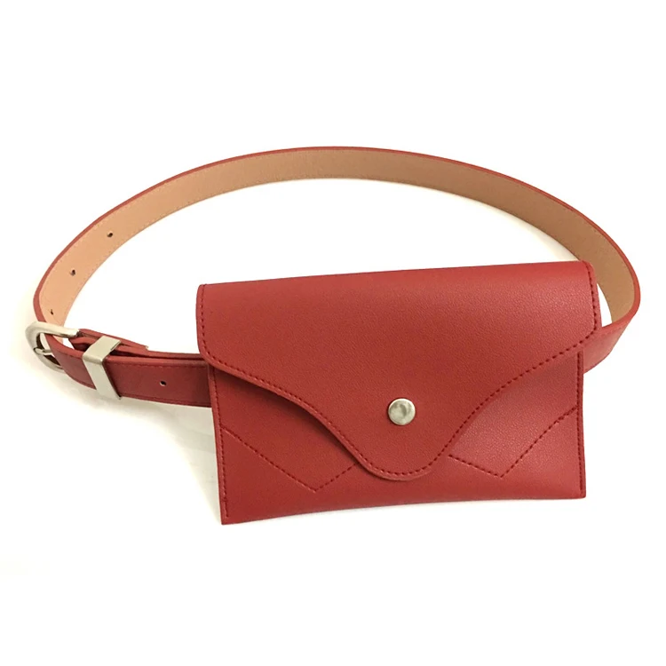 women bag fashion leather phone waist bags small belt handbag (6)