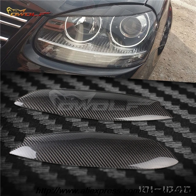 Buy Carbon Fiber decoration Headlight Eyelids Eyebrows