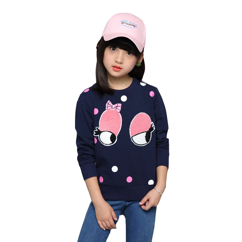 Girls T Shirts Long Sleeve Cartoon T Shirts For Girls Costumes Cotton