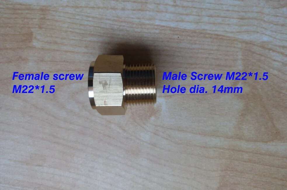 Female and Male car washer hose adaptor connector, one end Female M22*1