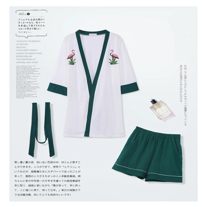 BZEL, новинка, модные пижамы для женщин, хлопок, 7 шт., пижамные комплекты, Robe Femme, домашняя одежда для отдыха, одежда для сна, шорты и камзол, женская ночная одежда