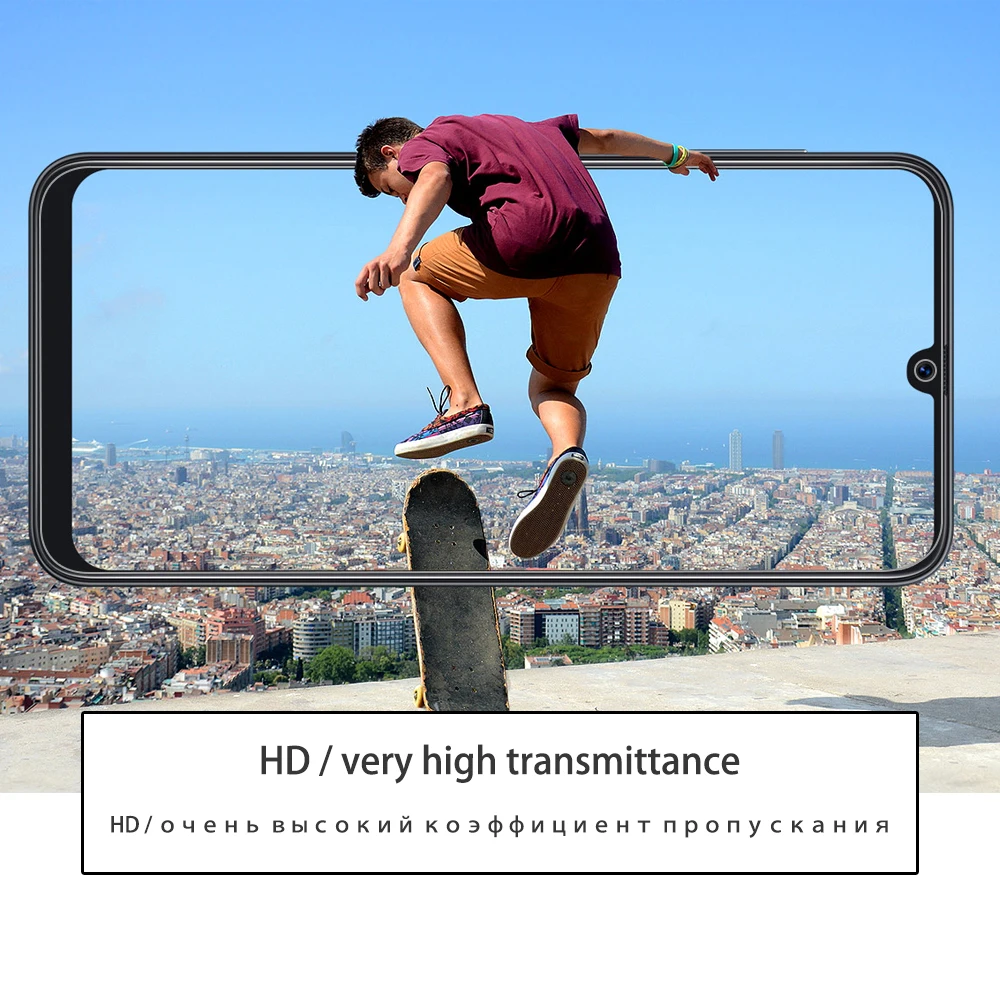 LECAYEE 9H Tempered Glass Screen Protector For Samsung Galaxy A30 A50 A3 A5 A6 A7 A8 A9 Plus 2017 2018 Ultra-thin HD Glass (5)