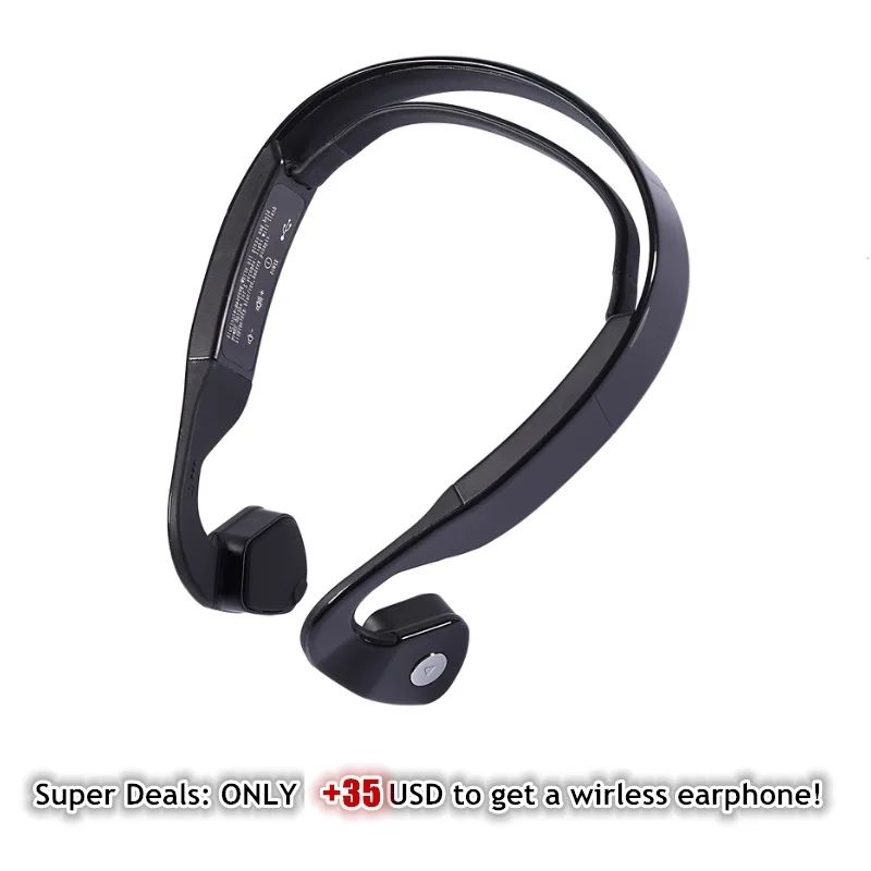 Pro ženy Muži Nejlepší venkovní sportovní dárek Smart Bone Condution Bluetooth Headset Denní běh Řízení Pracovní sluchátka s mikrofonem