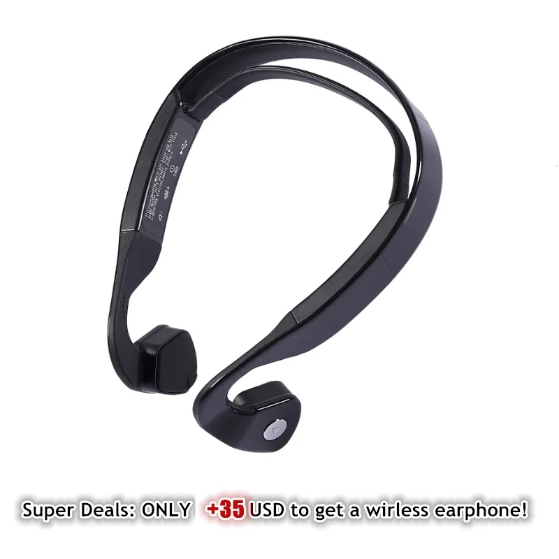 For Women Men Best Outdoor Sports Gift Smart Bone Condution Bluetooth Headset Daily Running Driving Working Headphone With Mic