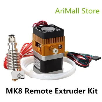 

3D Printer parts Newest MK8 Extruder Kit with 3D V6 Hotend teflon feed pipe set Extruder J head 1.75mm