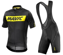 

2017 Mavic Short Sleeve Cycling Wear Breathable Bicycle Clothing Quick Dry Cycling Clothes Bike Riding Jersey 9D Gel Pad