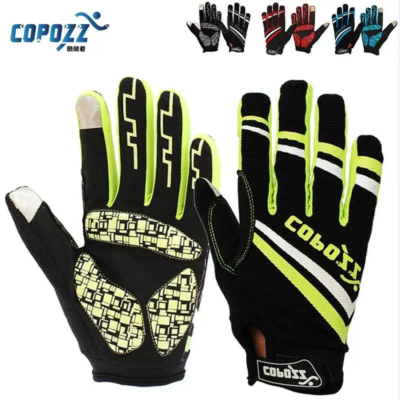 Prix pour Copozz Marque Nouveau Gel Complet Doigt écran tactile vélo vélo gants anti-sauter antichoc respirant vélo VTT gants de sport Prix pour Copozz Marque Nouveau Gel Complet Doigt écran tactile vélo vélo gants anti-sauter antichoc respirant vélo VTT gants de sport