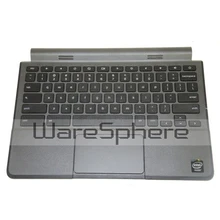 Верхний чехол с клавиатурой тачпадом для Dell chromebook 11 3120 palmreest 0 RHFXP 38ZM8TCWI00 черный