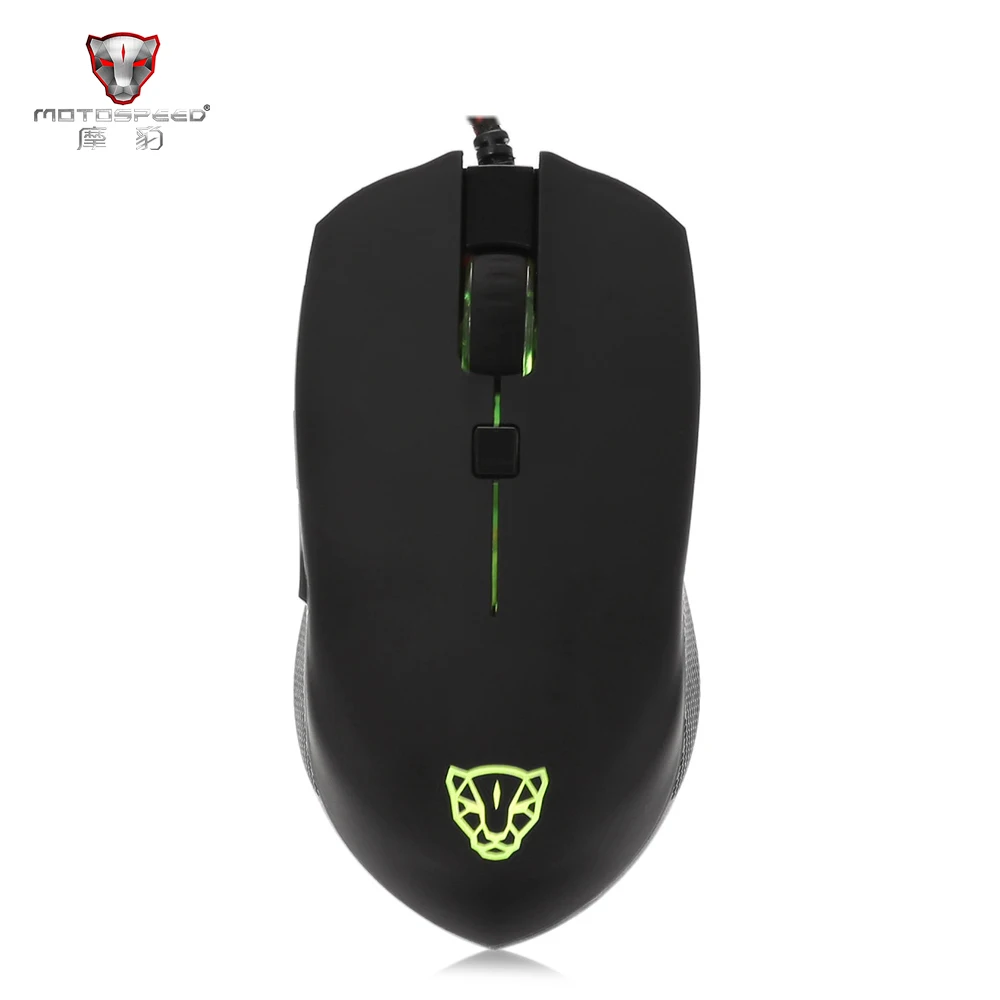 Motospeed V40 Проводная игровая мышь USB 6 кнопок оптическая профессиональная со