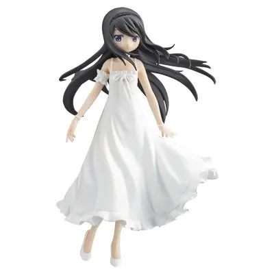 

16cm Japanese anime figure Puella Magi Madoka Magica Akemi Homura white dress ver action figure collectible model toys for boys