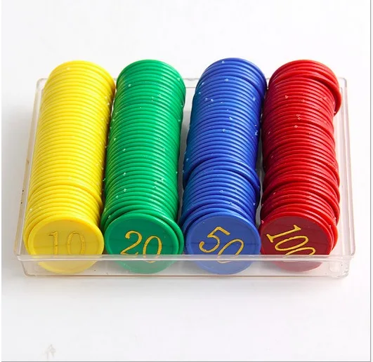160 pcs Chips 37mm plastic chipsin Poker Chips from Sports