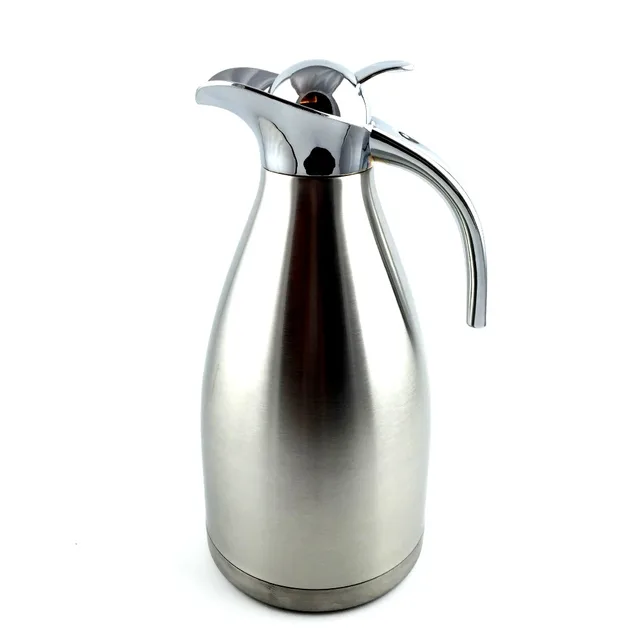Special Price 2L Stainless Steel Double-Wall Vacuum Insulated Coffee Pot Thermal Carafe Insulation Jug Flask/prensa termica/jarras termicas