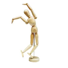 5,5 дюймов высокий деревянный мужской позиционированный Articulado манекен игрушка подвижные конечности модель манекены шарнирные кукольные игрушки подарок