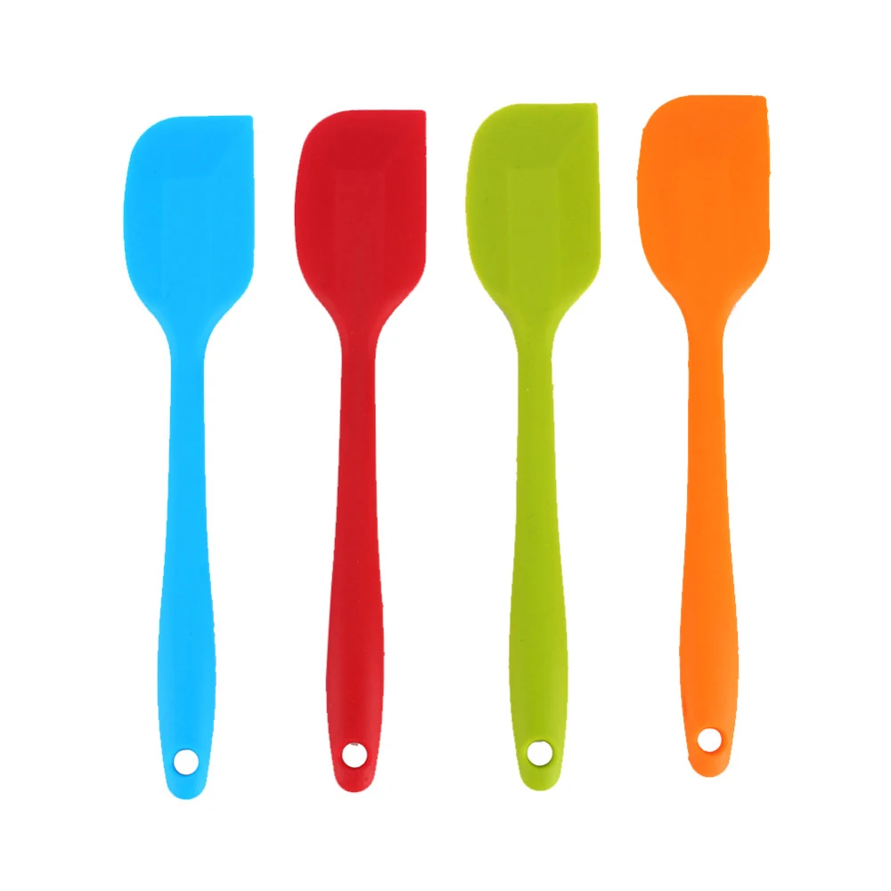

Home Kitchen Cooking Tool Cake Cream Butter Silicone Spatula Baking Rubber Scraper BBQ Basting Utensils