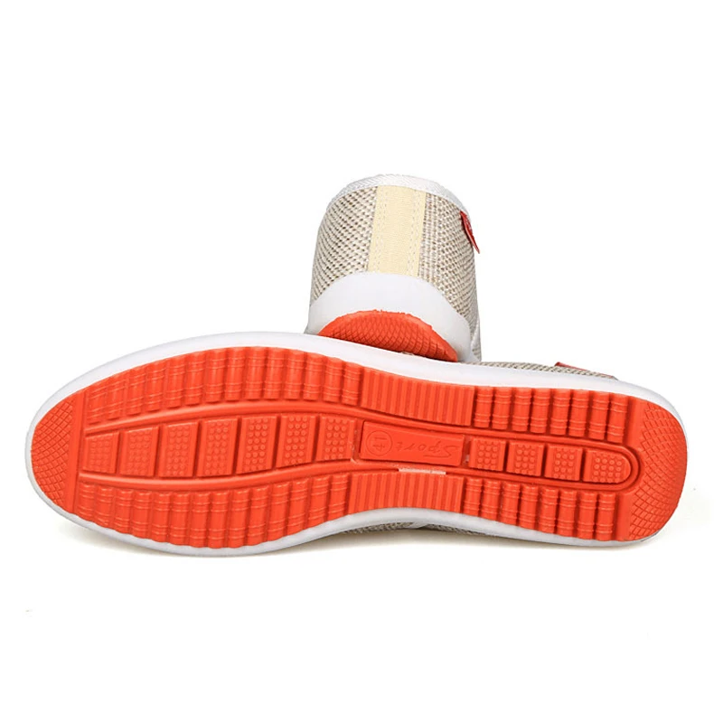 FONIRRA Men Casual Shoes 2019 Summer Breathable Hemp Men Shoes Concise Soft Casual Flat Fashion Men's Loafers Shoes 184