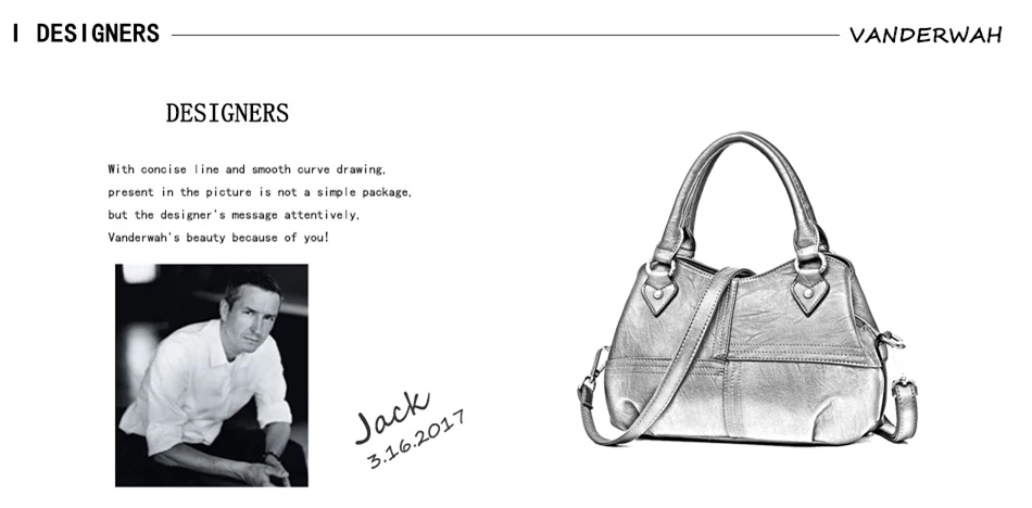 Novo três saco casual tote thread bolsas