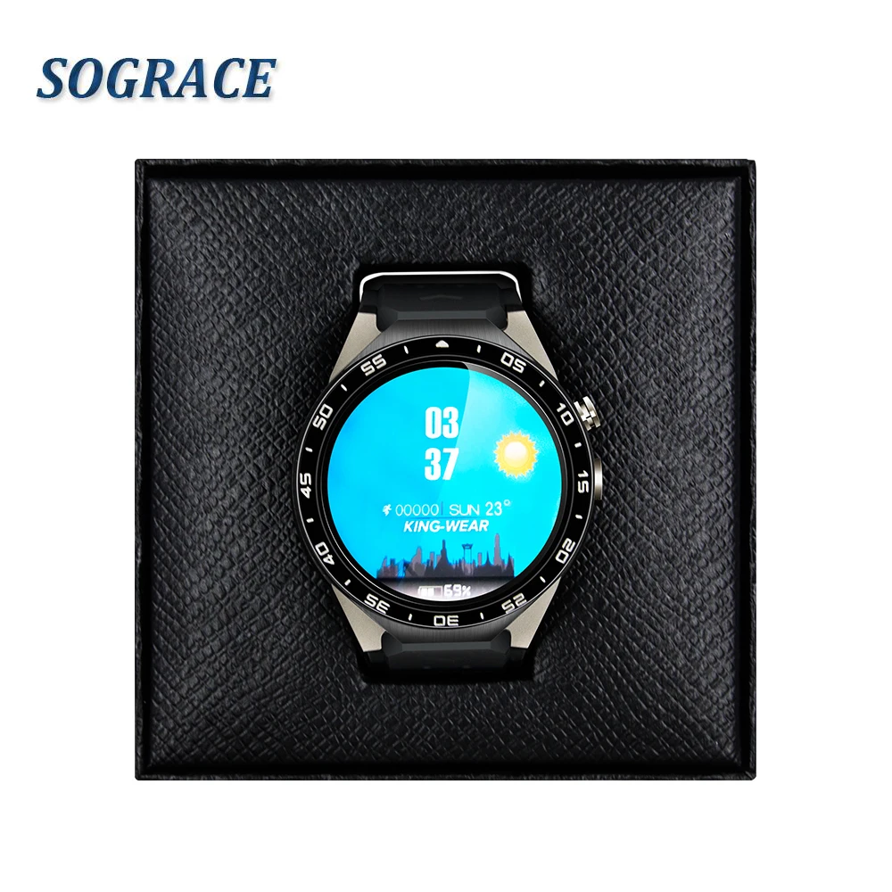 

SOGRACE KW88 Smart Watches smartwatch 3G 4GB ROM 512MB RAM WIFI 1.39" Smart-watch Cell Phone Heart Rate Monitor android watch