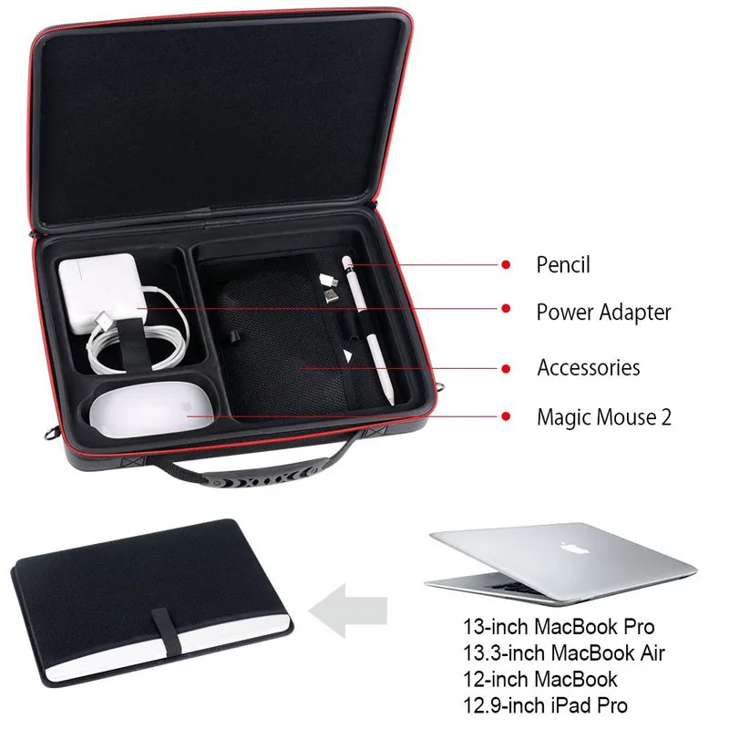 Smatree сумка для переноски Apple Macbook Air 13,3 дюймов, Macbook Pro 13 дюймов, 12 дюймов деловая сумка с плечевым ремнем