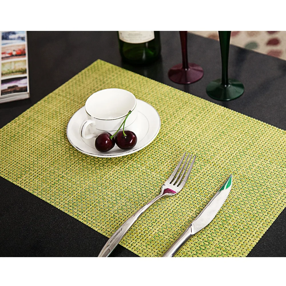 2 шт./лот подставки для обеденный стол ПВХ салфетки стола горячей мат coaster горячая