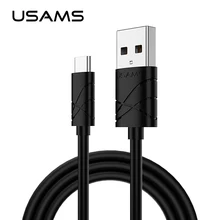 USAMS usb type C кабель 1 м 2.1A usb type-C кабель зарядное устройство Дата кабель синхронизации для MacBook xiaomi Oneplus