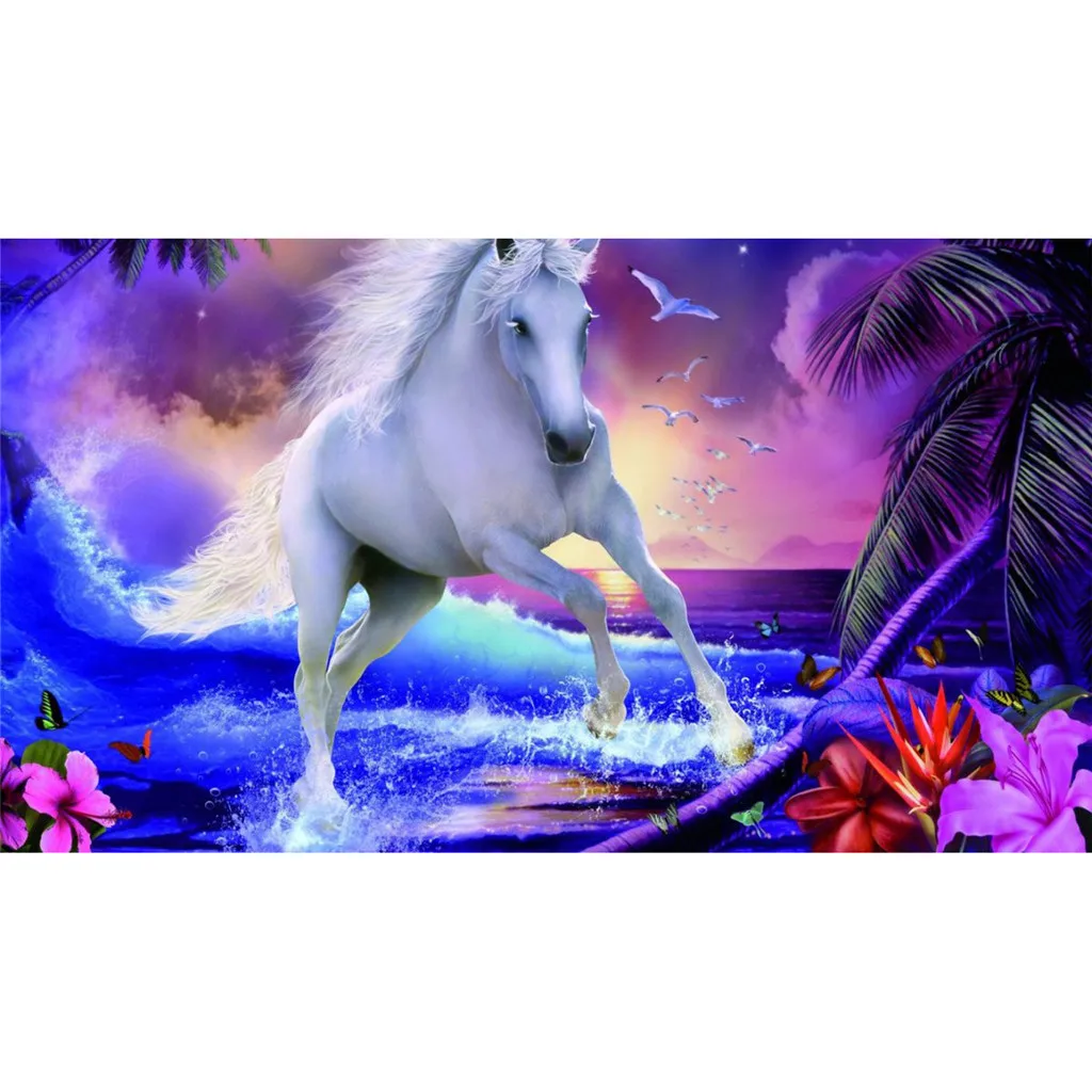 

5D diamant painting horse Tiger Lion Round rhinestone Diamond Embroidery 3d Diy Diamond Painting Handicraft Inlay Mosaic cross
