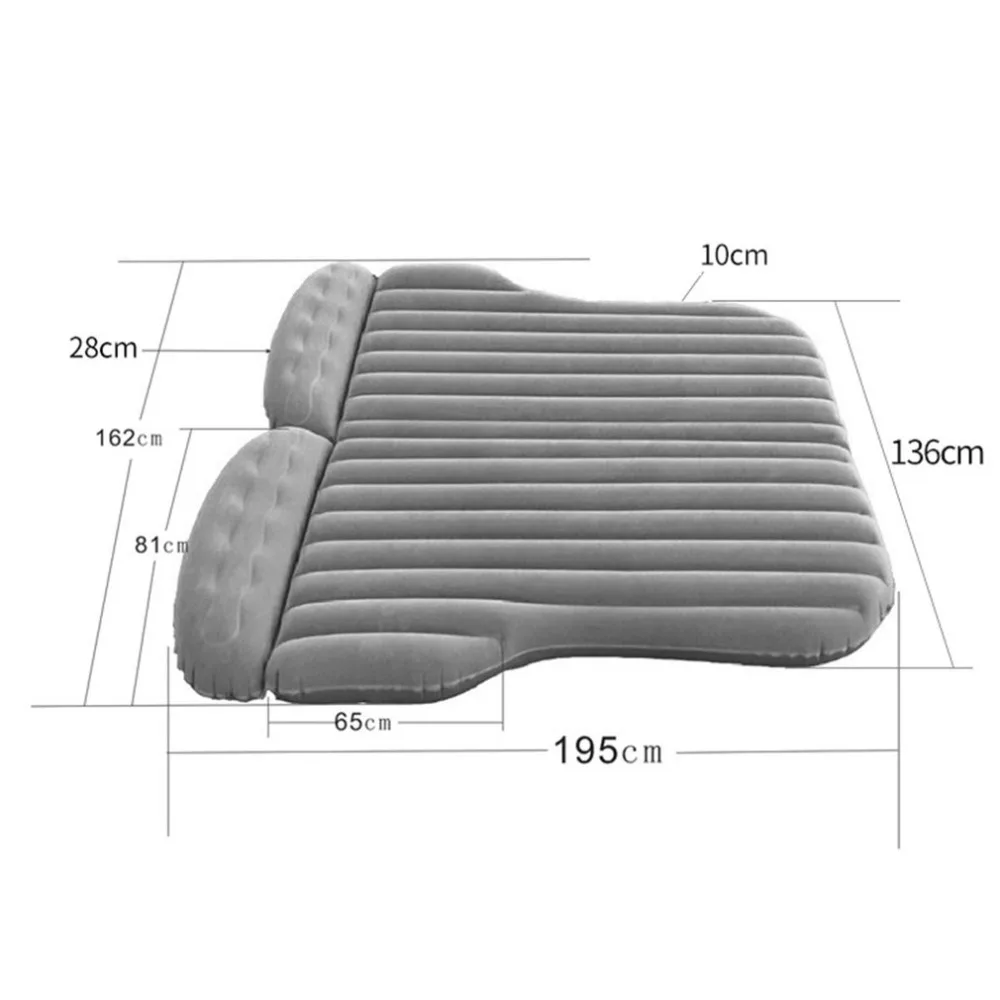 Coche de viaje inflable colchón de aire de cojín de cama de Camping Universal se aire sofá almohadas de aire portátil