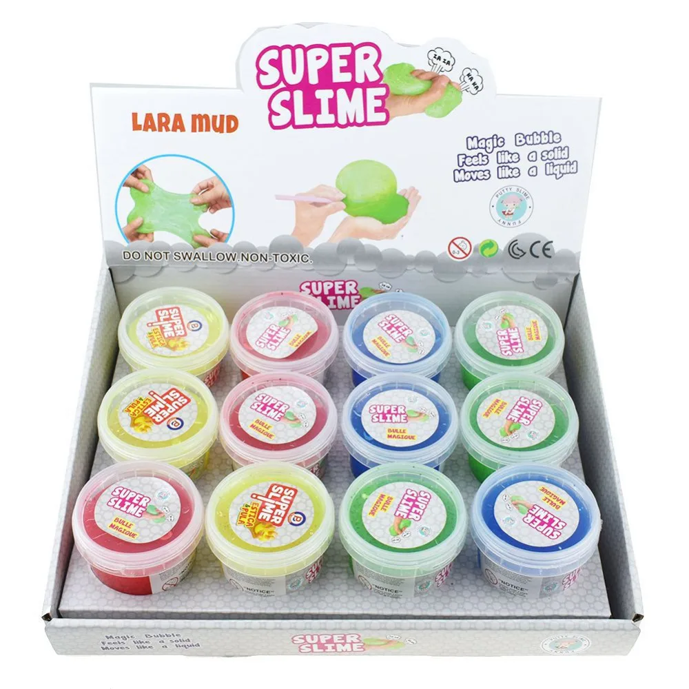 

150G New Exotic Interesting Lizun Slime Larla Mud Tent More and More Playing Crystal Soft Clay Decompression Toy Cross-Border