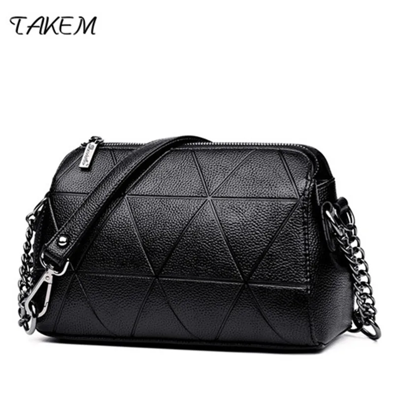 

TAKEM NEW 2018 Banquet Luxury Handbags Women Bags Designer Fashion soft leather Crossbody Bags for Women Lady's Bag