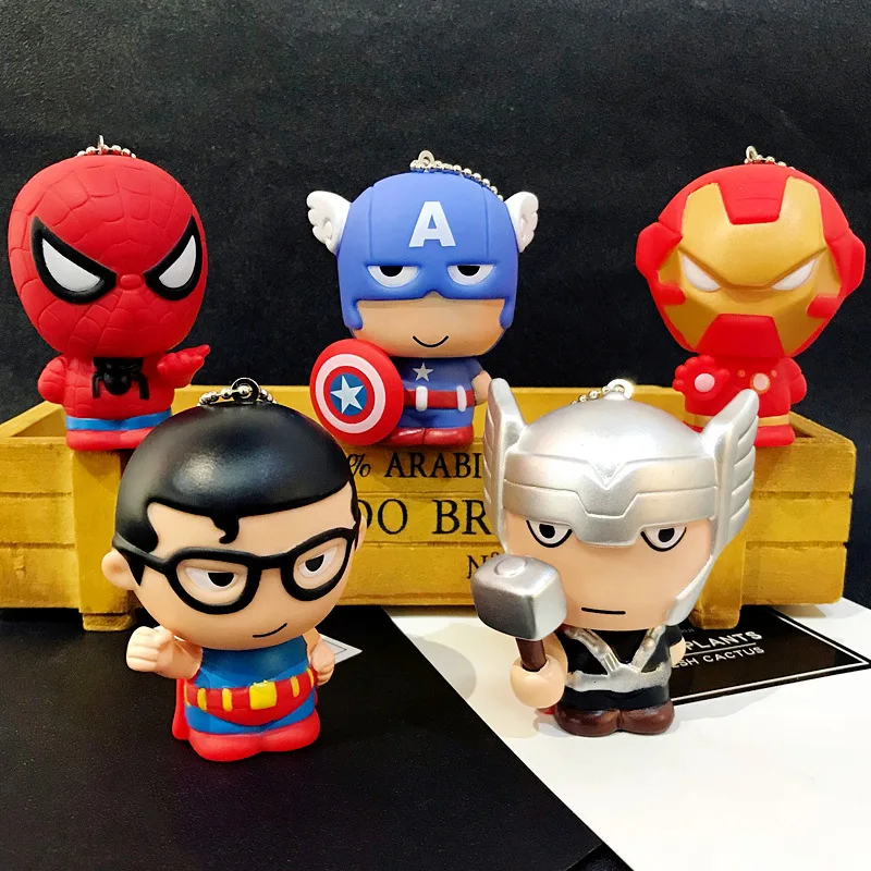 Популярная новинка популярная игрушка брелок Marvel Капитан Америка Железный