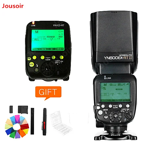 Быстрая доставка! YONGNUO YN600EX-RT II + YN-E3-RT Master Flash Speedlite для C RT система радиозапуска 5D3 5DII