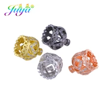 Juya DIY Jewelry Findings Supplies Crown Bead Caps Accessories For Women Handmade Tassels Earrings Jewelry Making Juya DIY Jewelry Findings Supplies Crown Bead Caps Accessories For Women Handmade Tassels Earrings Jewelry Making